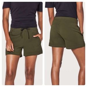 Lululemon In Form Shorts Olive Green 6